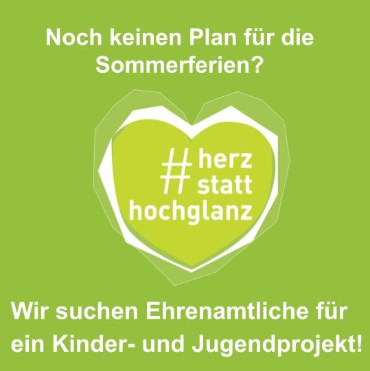 Ehrenamtliche für Sommerferienprojekt gesucht